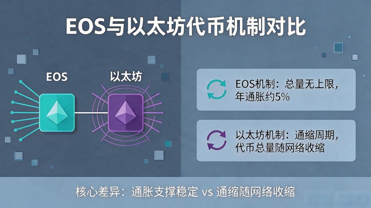 EOS总发行量是否有固定天花板_eos数字货币总发行量是多少_EOS持续增发机制的目的