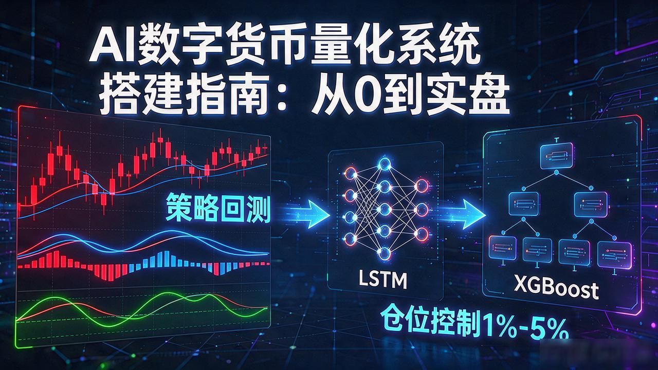 搭建AI驱动数字货币量化交易系统_ai数字货币量化系统怎么做_数据获取策略编写回测验证实盘执行