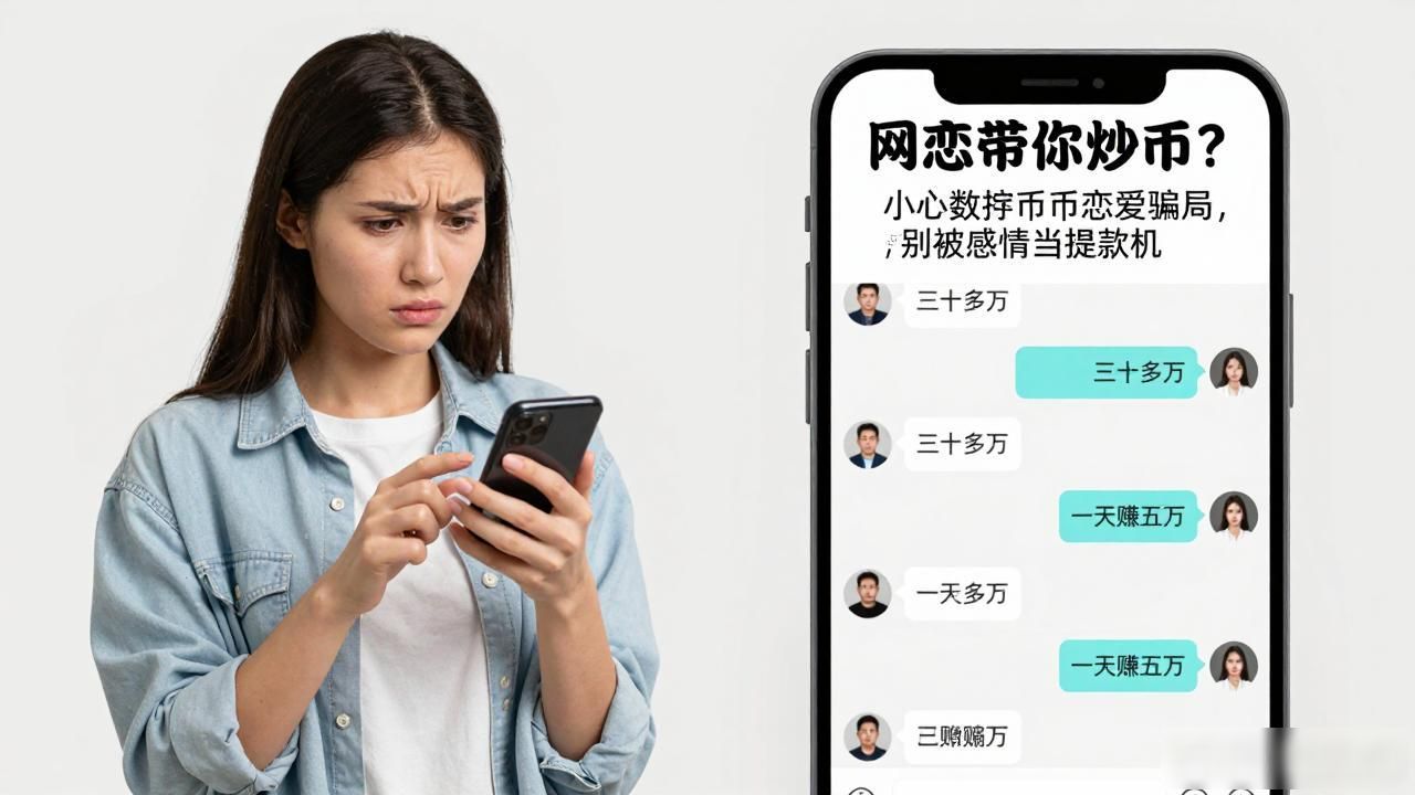 数字货币恋爱骗局_数字货币的恋爱骗局_反诈志愿队老陈揭秘