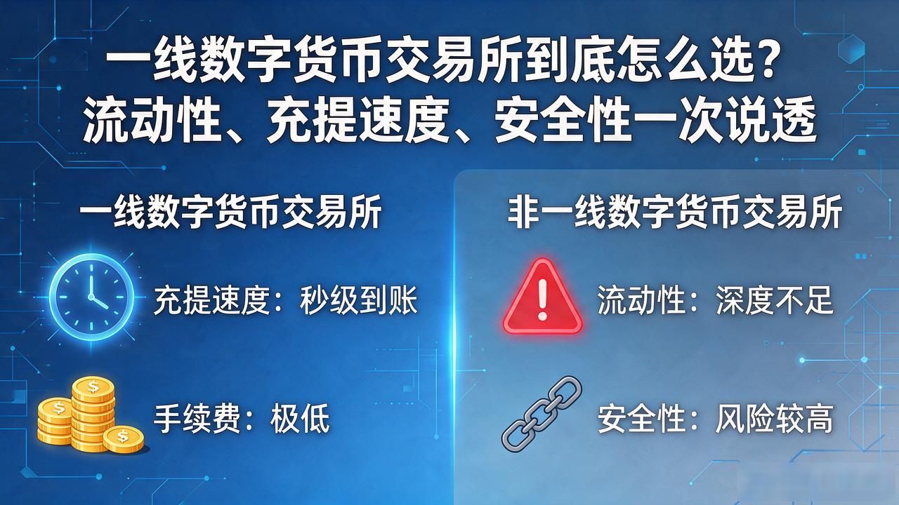 一线数字货币交易所流动性深度图筛选标准_一线数字货币交易所_USDT提币速度与手续费对比分析