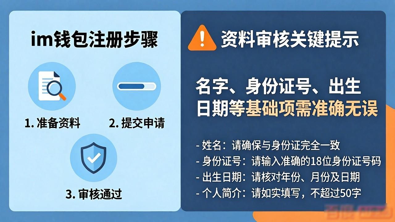 im钱包账号注册审核要求_im钱包官网注册流程_im钱包官网的用户注册与资料审核流程