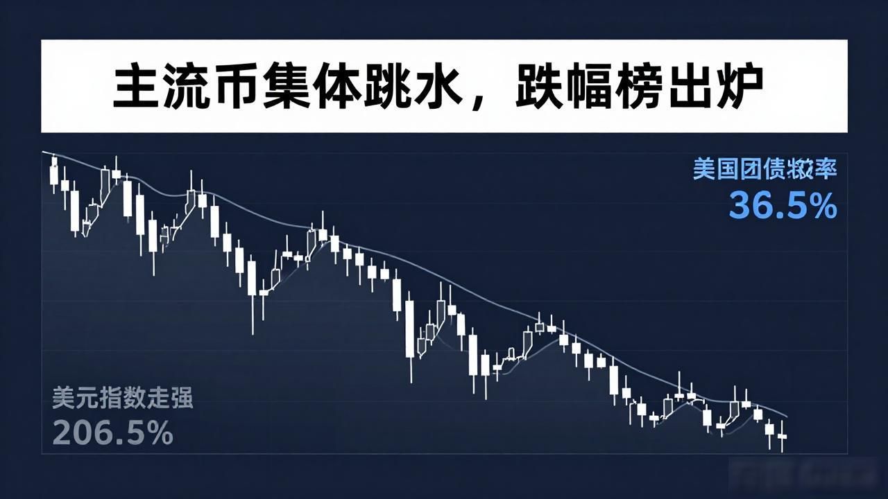 昨夜加密市场剧烈调整_主流数字货币全线走低原因_主流数字货币跌幅情况