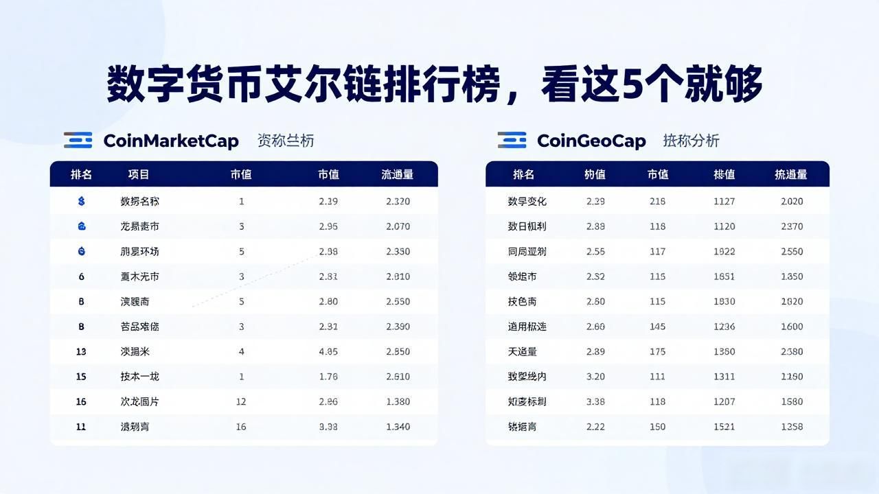 艾尔链CoinMarketCap排行榜_艾尔链CoinGecko排名分析_数字货币艾尔链排行榜