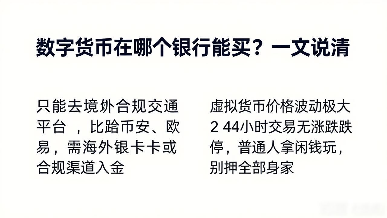 数字货币在哪个银行有_数字货币在哪个银行有_数字人民币与虚拟货币区别
